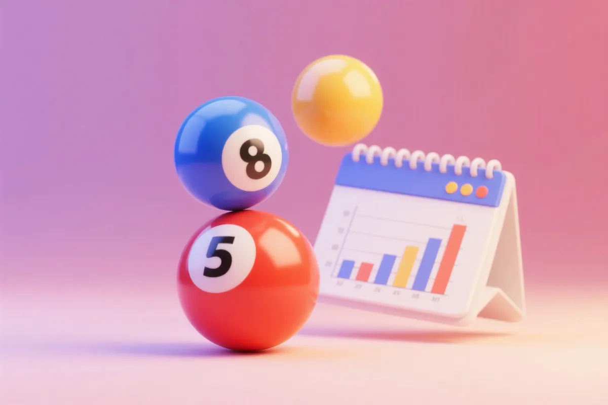 开奖与日历插画