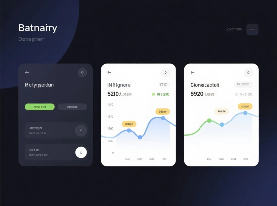 趋势与记录卡片插画